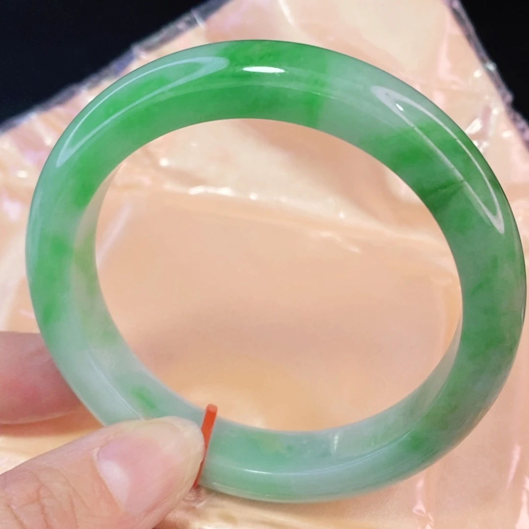 未镶嵌手镯翡翠57.2正圈 （11）