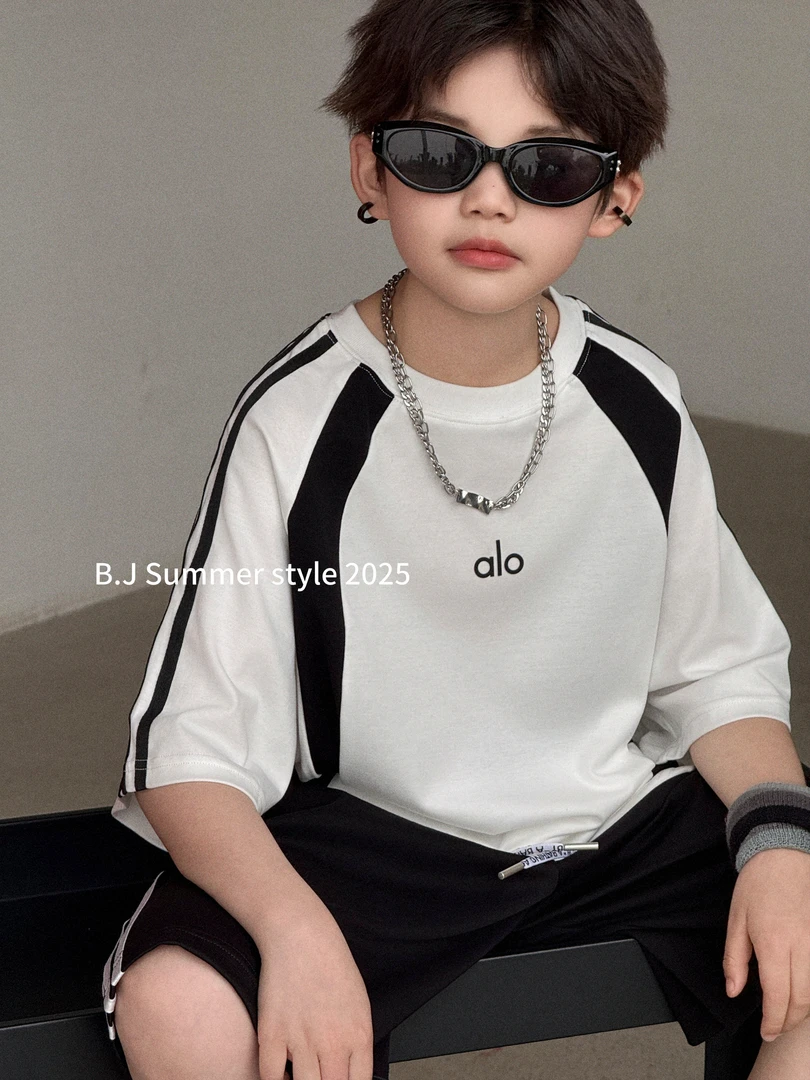 【小哥穿搭】儿童套装运动男童休闲夏季百搭潮流简约套装253688