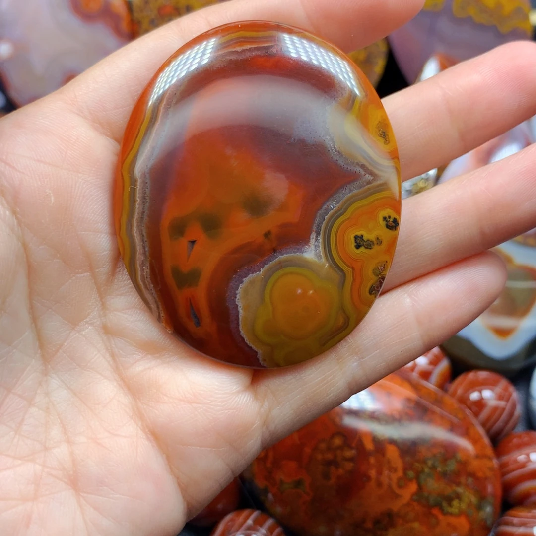 用***6玛瑙/玉髓未镶嵌吊坠(不含链)玛瑙4