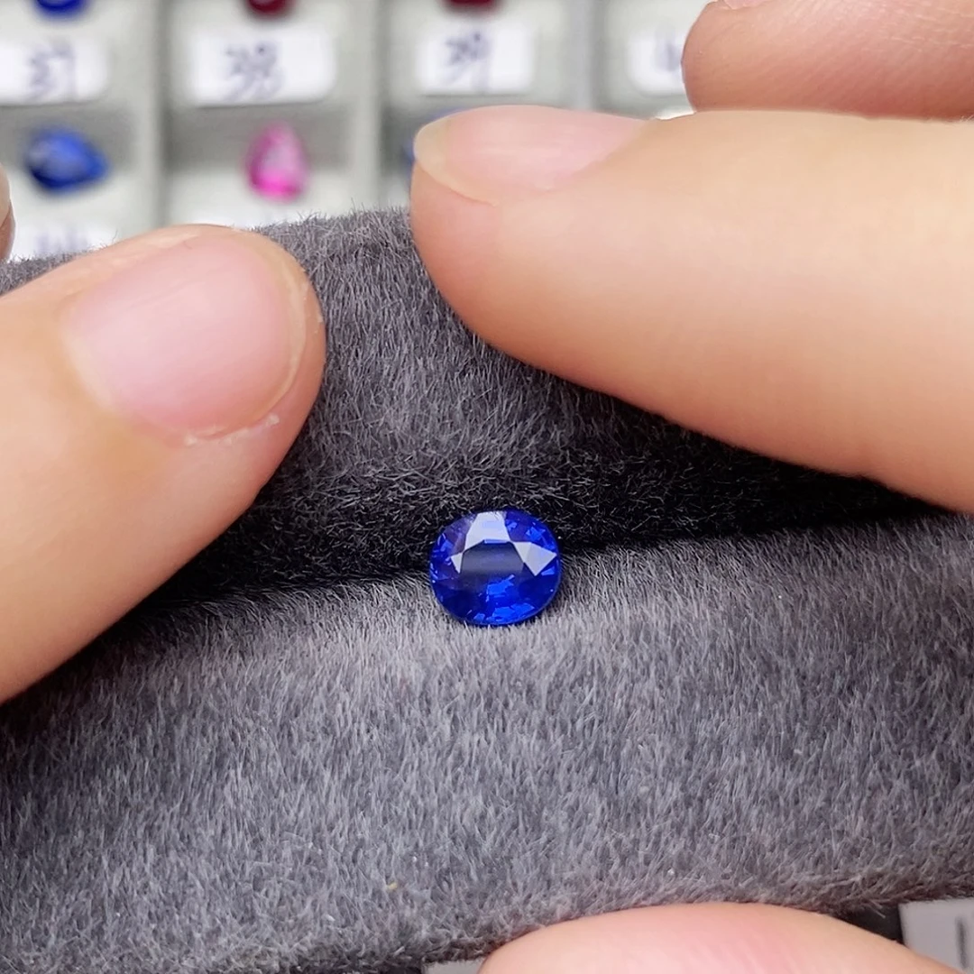 蓝宝石裸石未镶嵌GUILD皇家蓝VB兰卡0.86ct/583