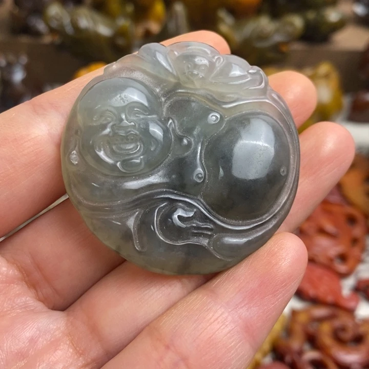 未镶嵌蛇纹石玉颈饰107