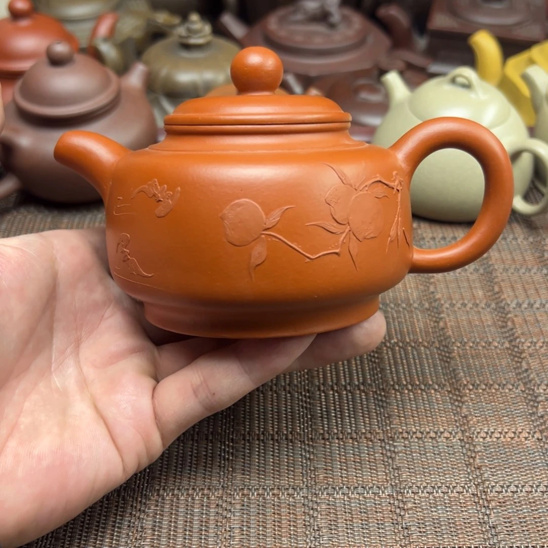 茶壶紫砂宜兴原矿紫砂壶350毫升容量