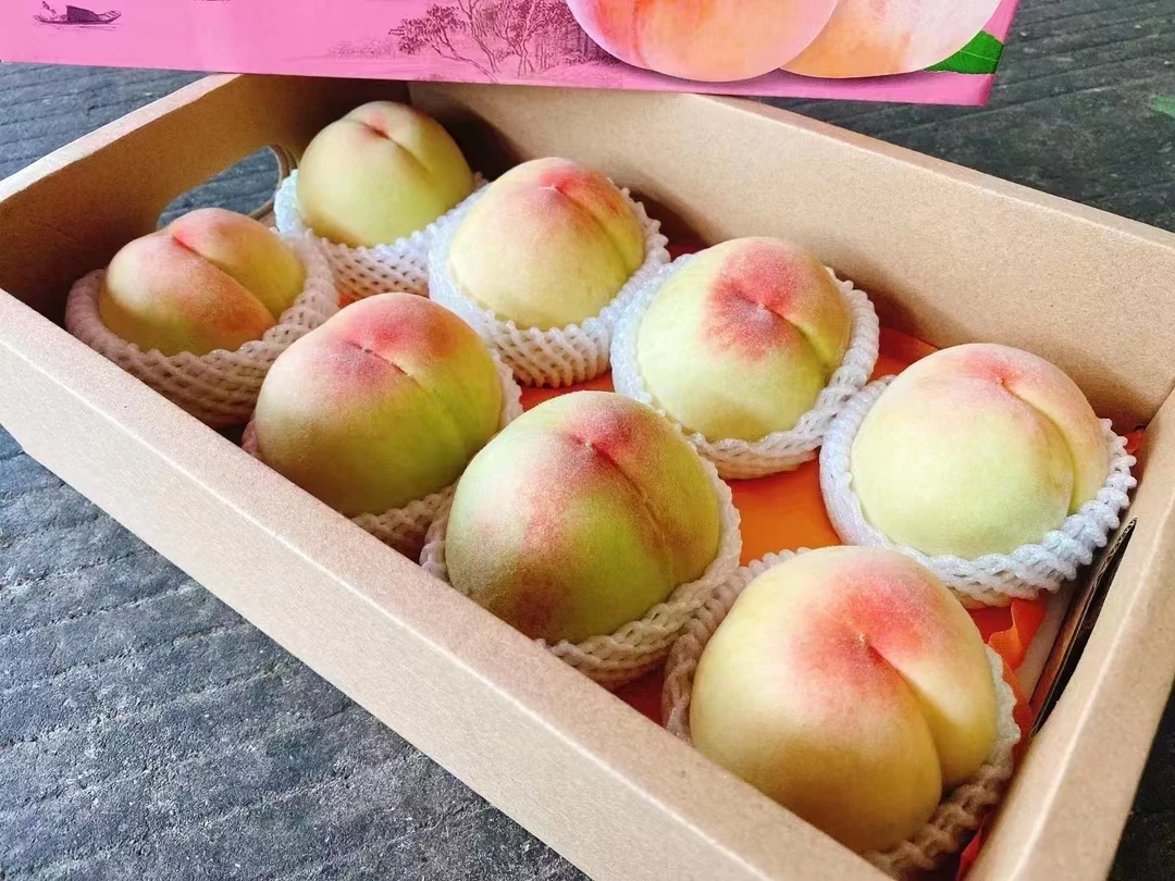 阳山【阳山水蜜桃5-6两】白凤桃-新鲜香甜桃子爆汁水果孕妇软桃