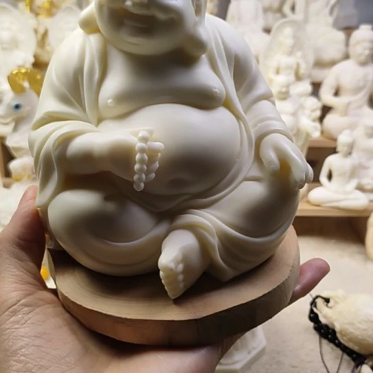 木菩提果持珠大弥勒佛摆件
