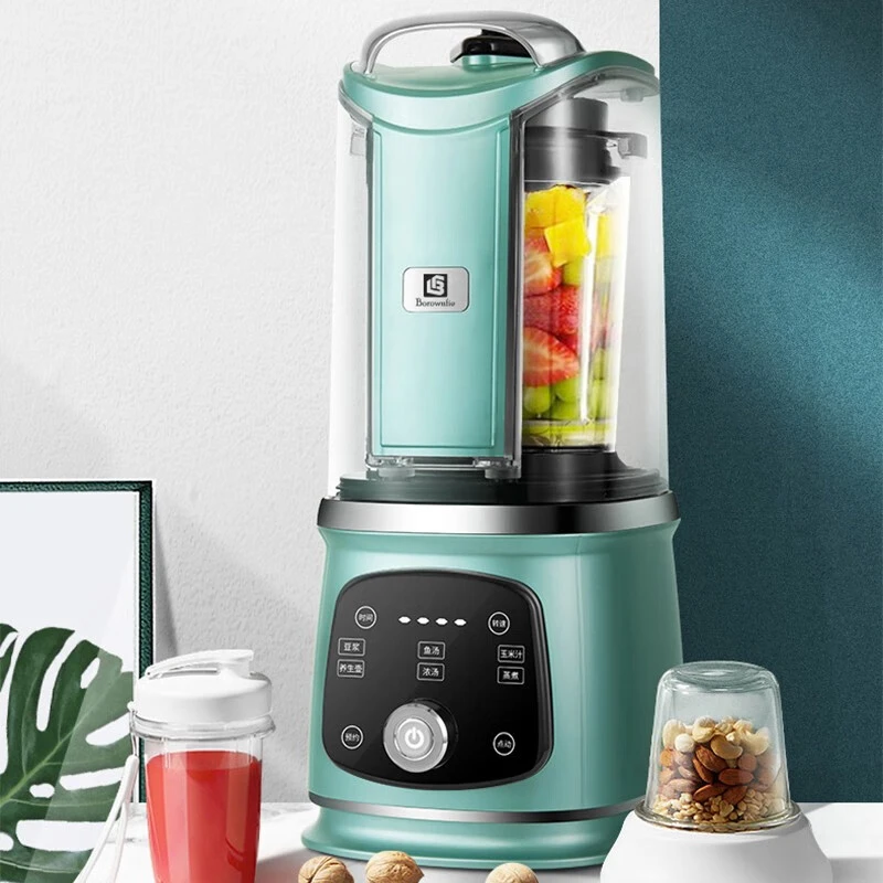 BLF轻静音真空破壁机家用料理机智能高速加热豆浆机搅拌辅食机
