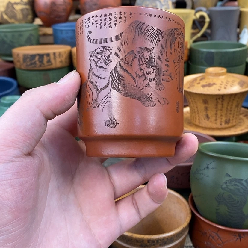 【闪购商品】紫砂杯子宜兴全手工紫砂杯