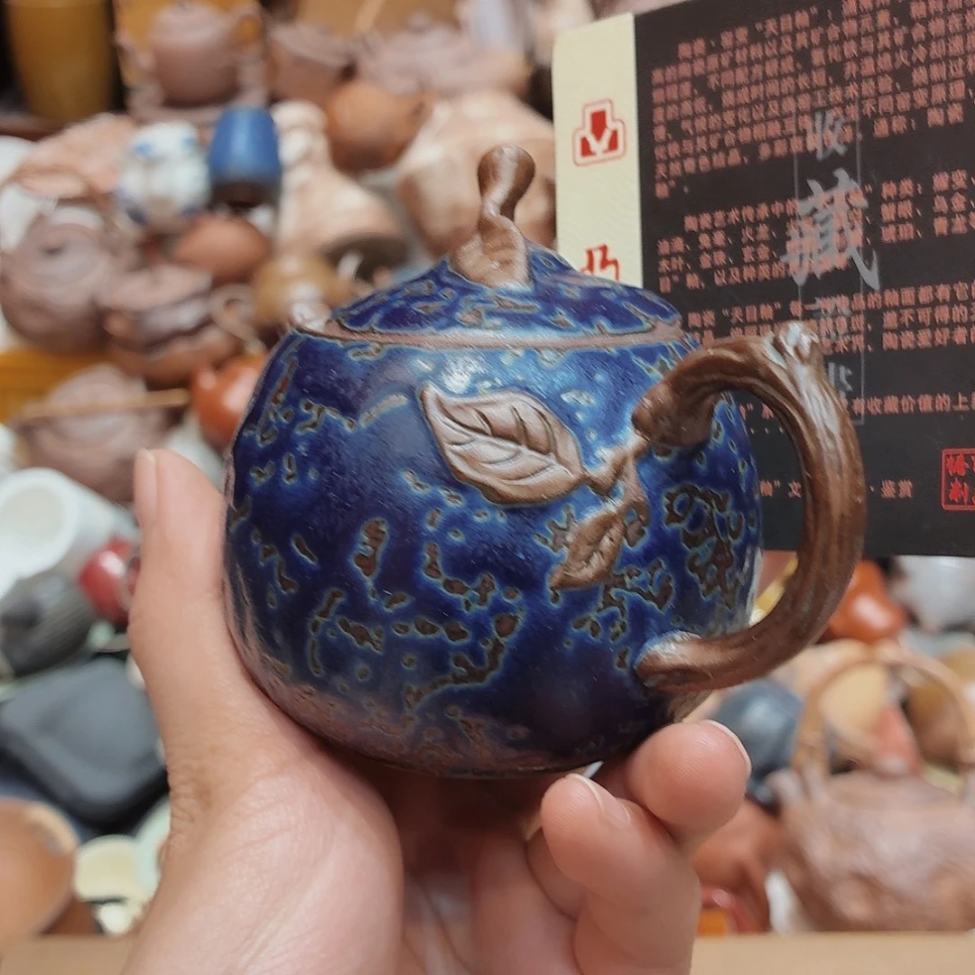 柴烧老岩泥高温茶器皿