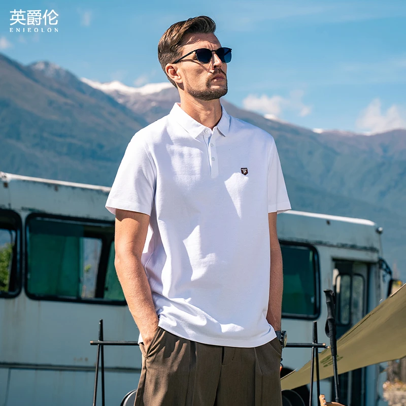 凉感珠地棉短袖POLO衫男士索罗娜商务休闲夏季重磅保罗衣服TX156