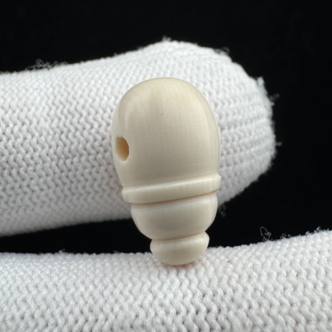 D3702天然猛犸牙奶嘴三通10x17mm支持鉴定 假一罚四