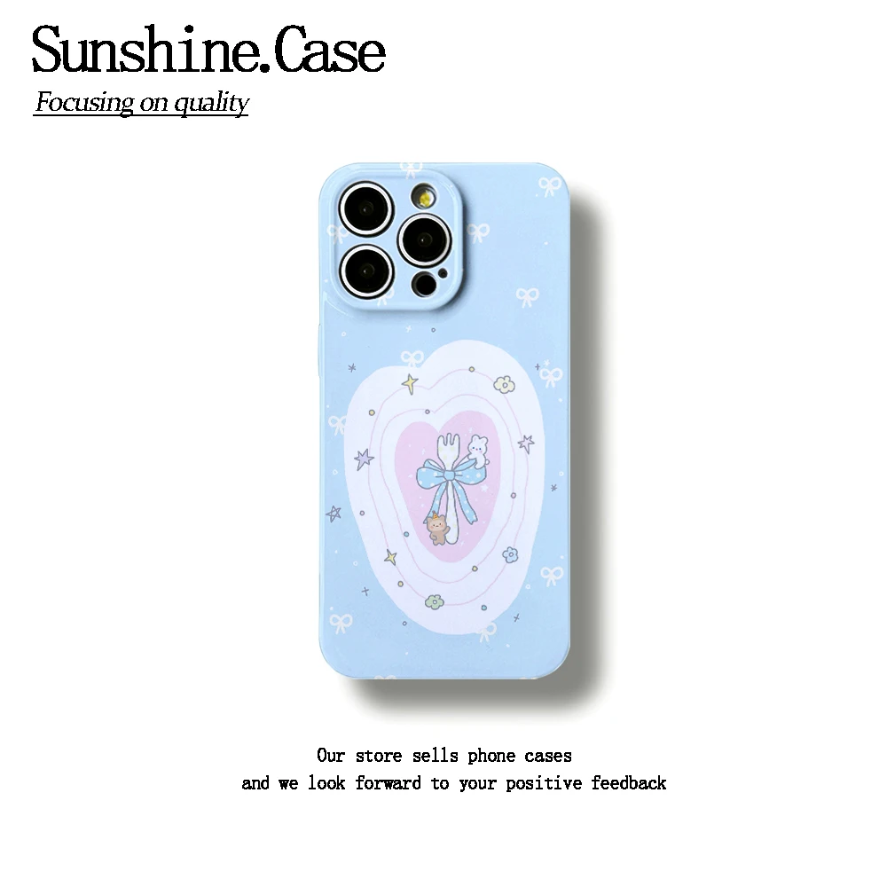 【猜丁壳专属】蝴蝶结叉子菲林软壳适用苹果oppo华为荣耀vivo小米