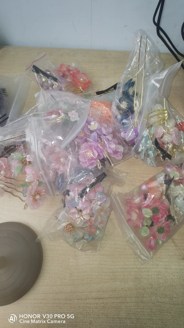 直播链接琉璃发簪发饰批发零售