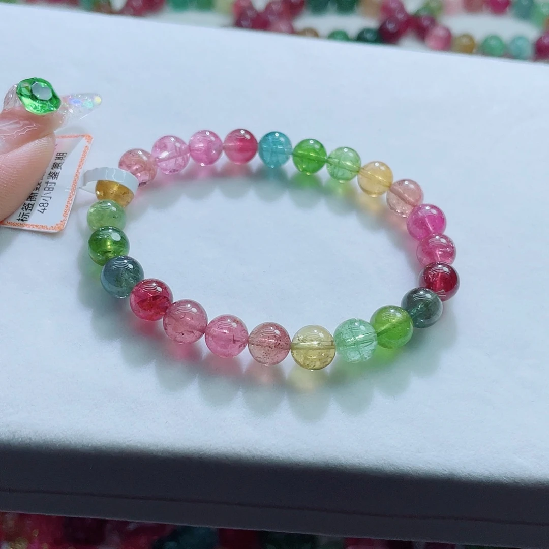 手链未镶嵌碧玺7.9mm左右