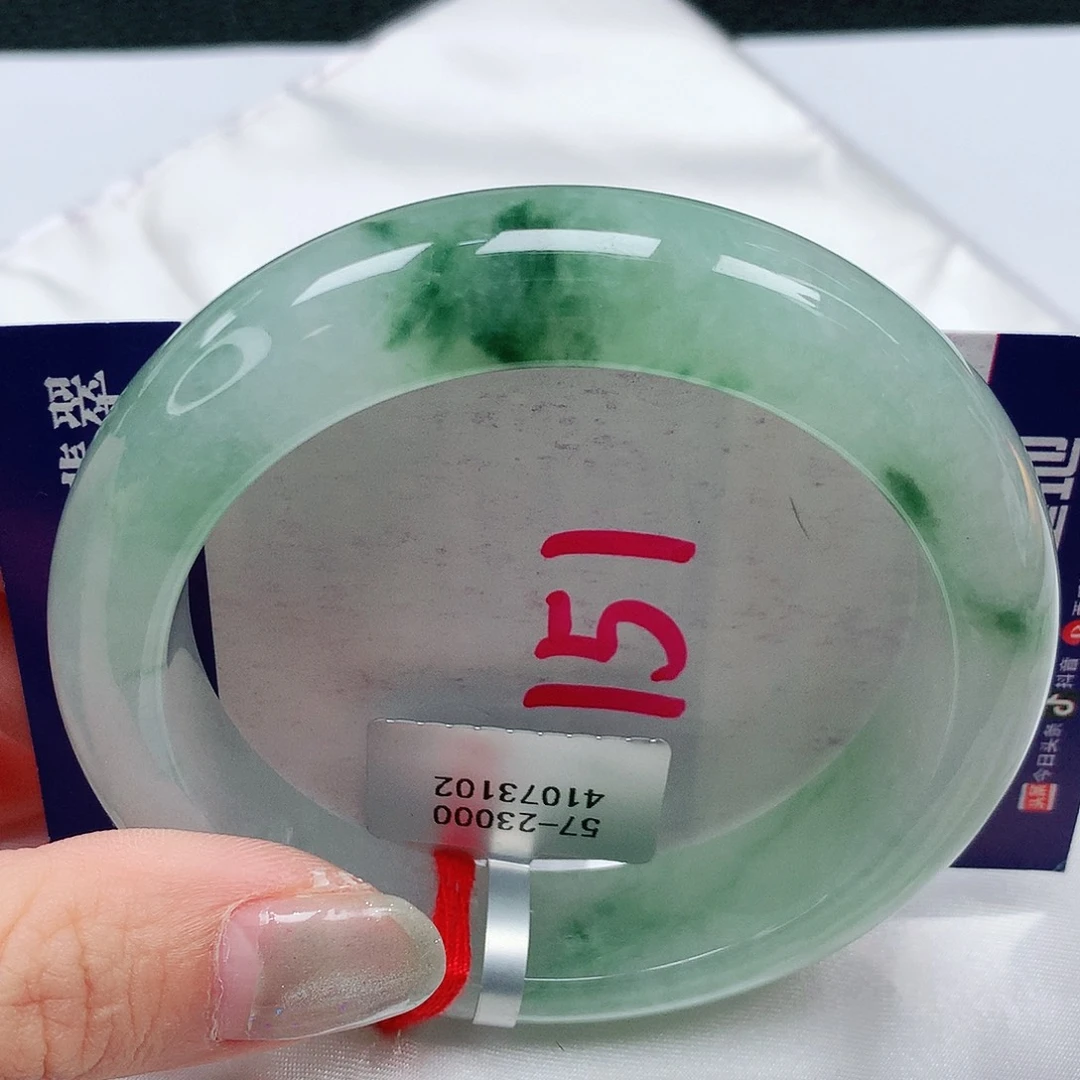 翡翠手镯未镶嵌58圈缅甸天然A货