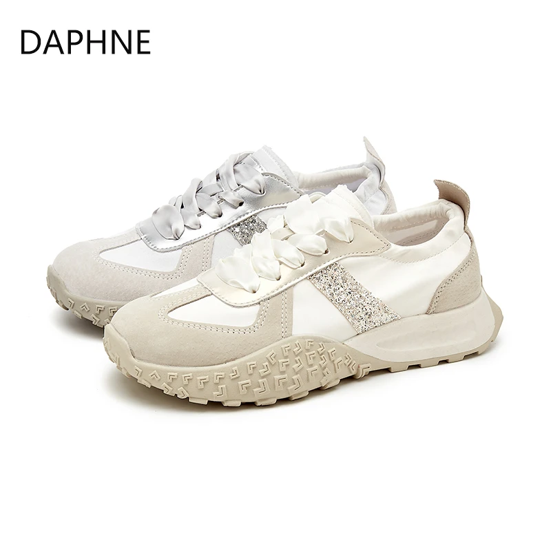 达芙妮2025秋季新款流光风舒适百搭休闲运动德训鞋BW-24128