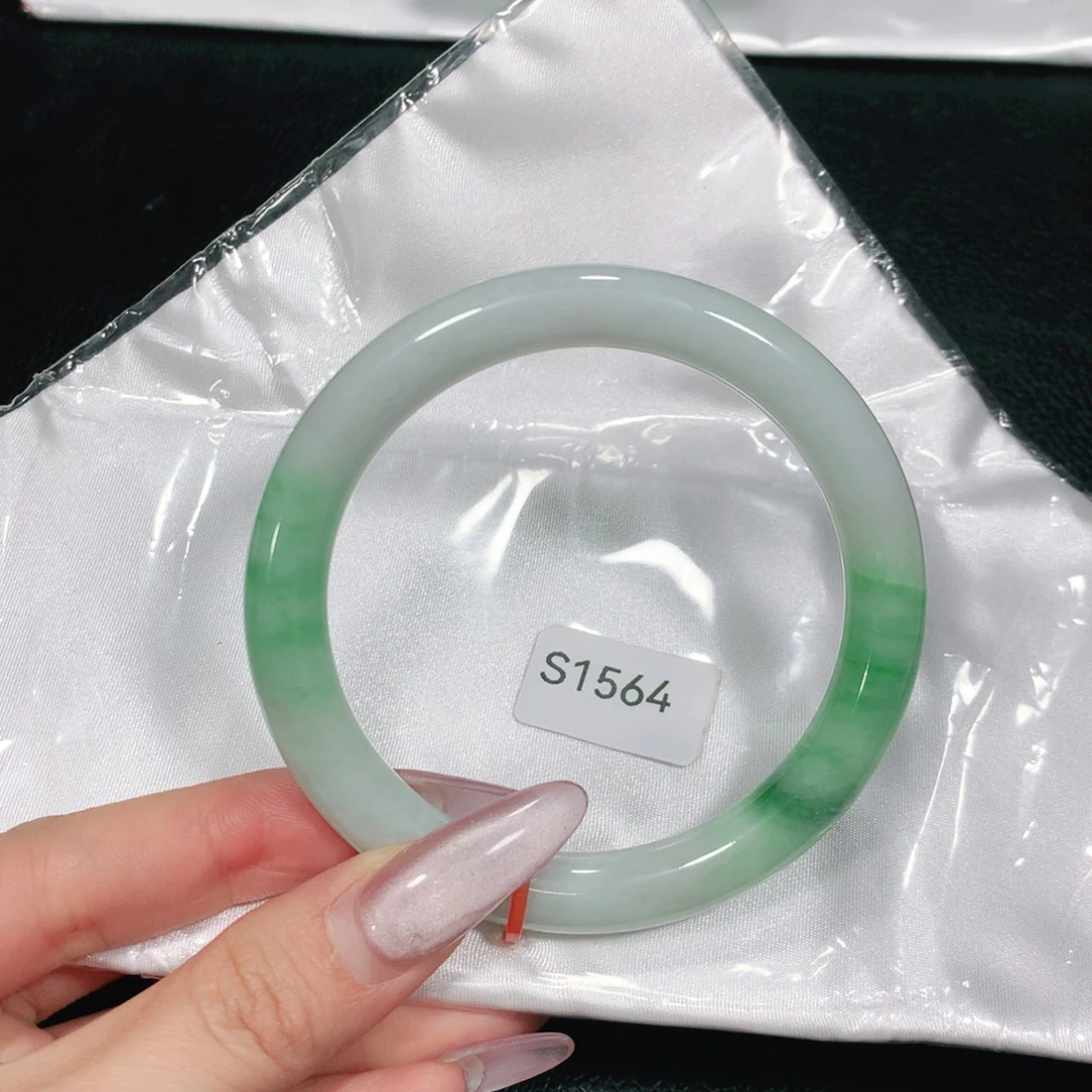 翡翠未镶嵌手镯S1564-04