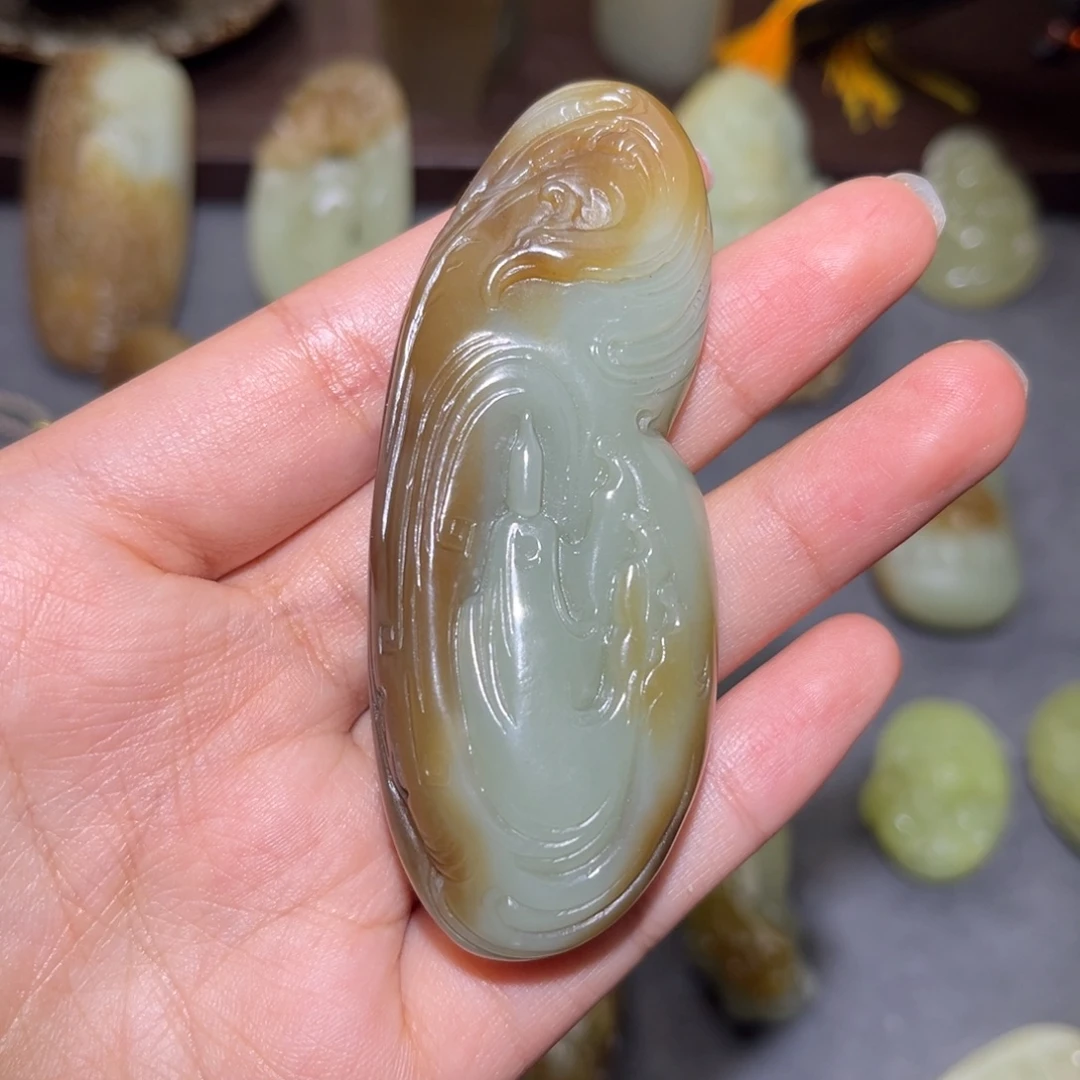 和田玉（糖玉）未镶嵌挂件