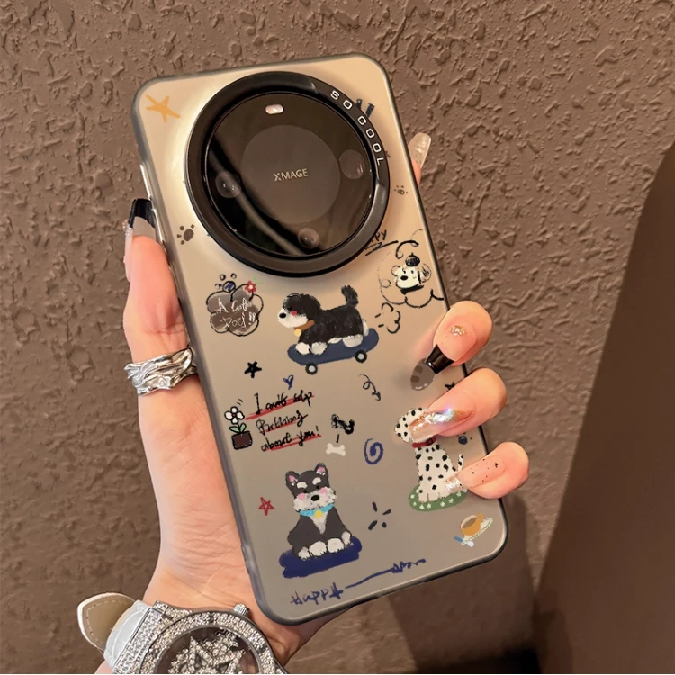 复古小狗适用华为mate70pro手机壳mate60pro高级感mate50超薄外壳