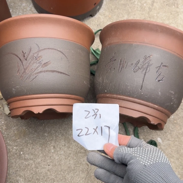 紫砂花盆特价商品