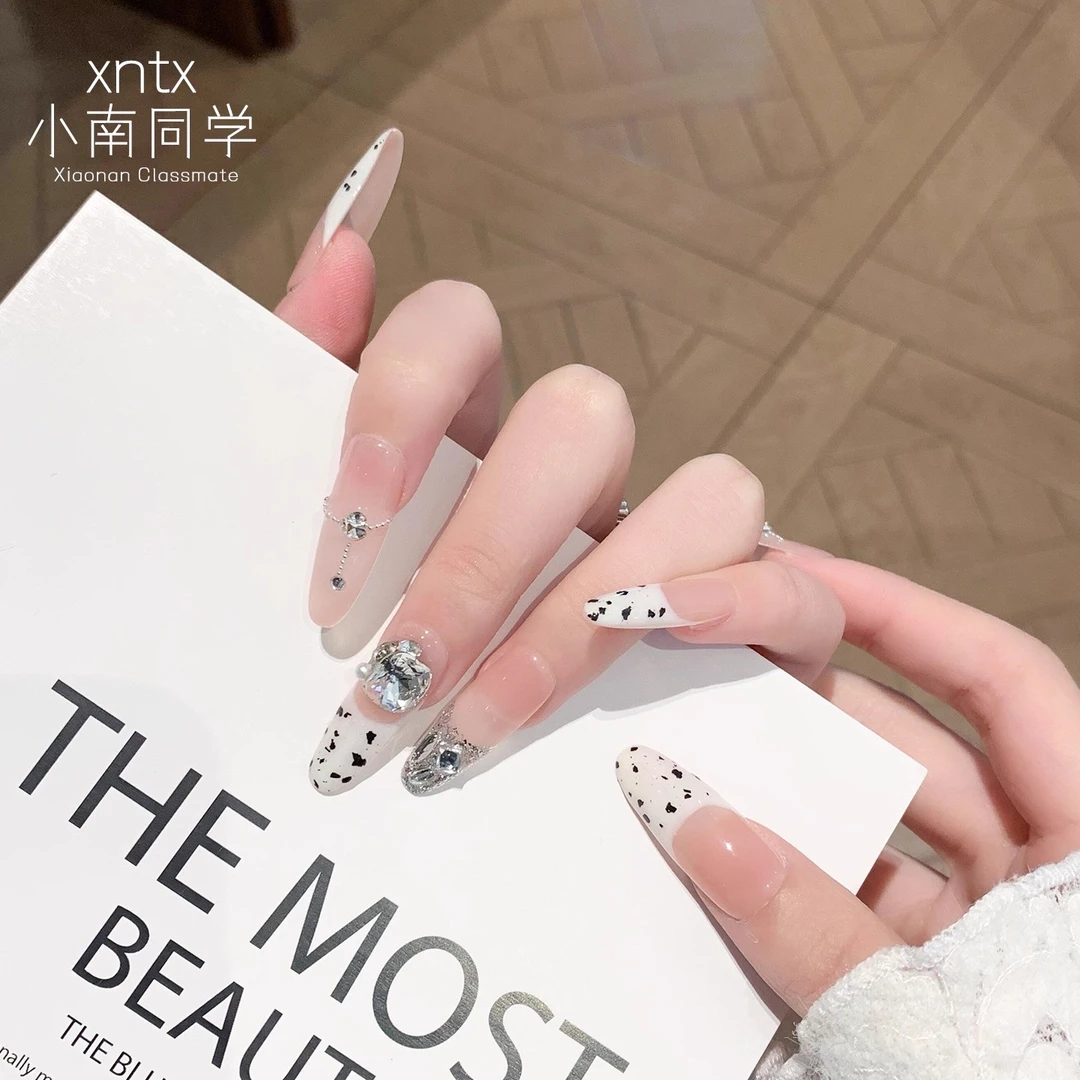 小南同学·【星点幻境】原创设计|美甲手工穿戴甲闪钻猫眼甲指甲贴片