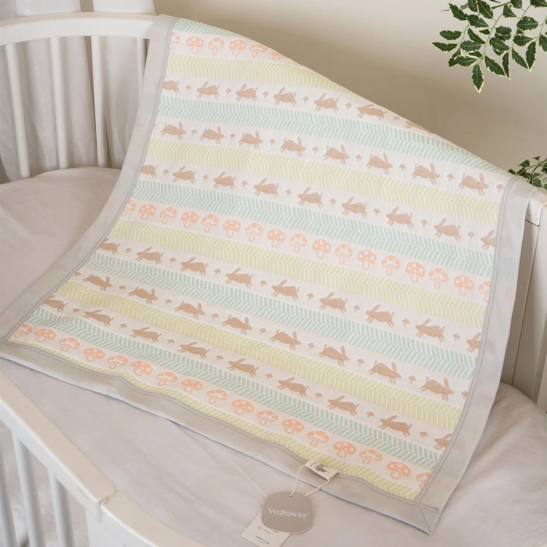 雅赞实体店【婴童床单六层棉纱材质】吸汗透气  舒适平整  可机洗