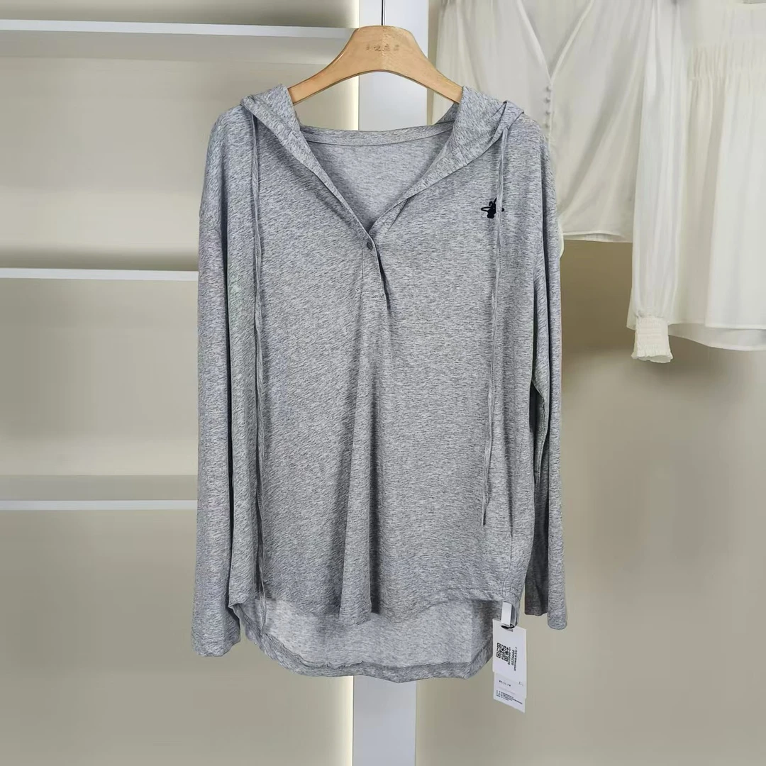麦迪尚品【夕Y】50909298 含棉连帽针织开衫春秋女装专柜撤柜