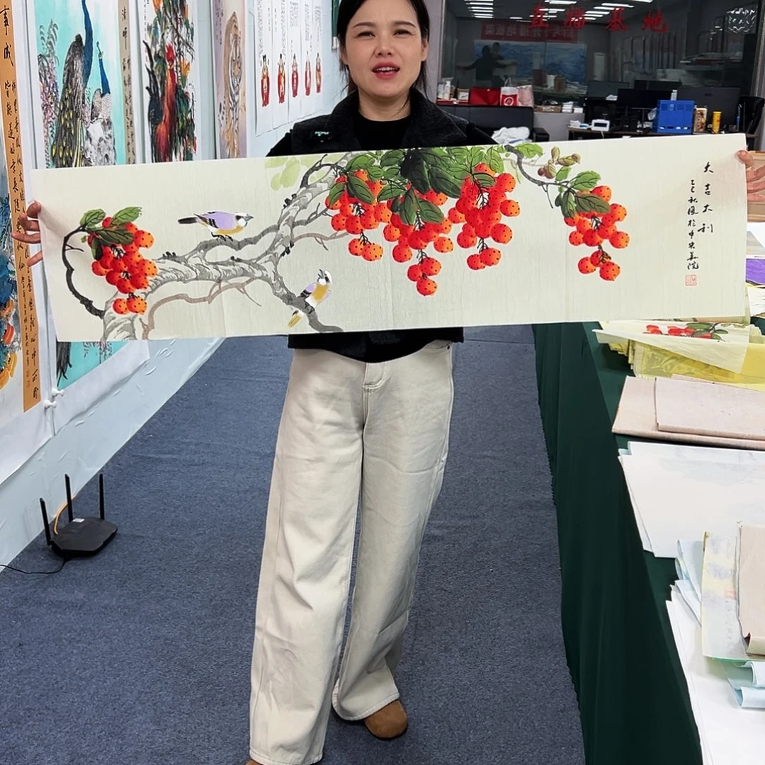 国画宣纸国画纯手绘作品