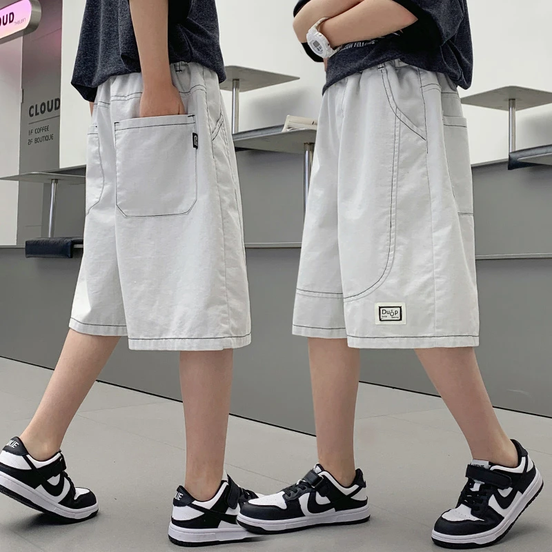 2025夏装儿童裤子百搭夏季渐变男童中大童洋气休闲薄款宽松夏款