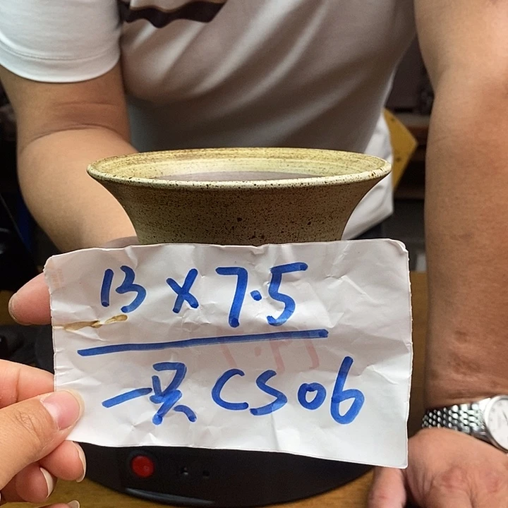 紫砂花盆货号一只CS06