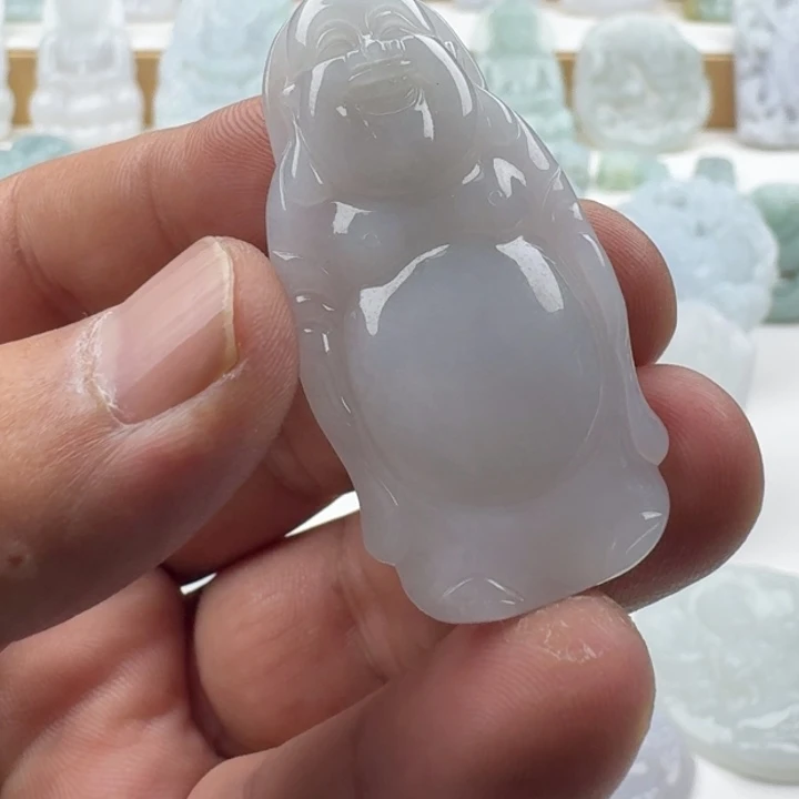 翡翠未镶嵌颈饰天然缅甸A货翡翠