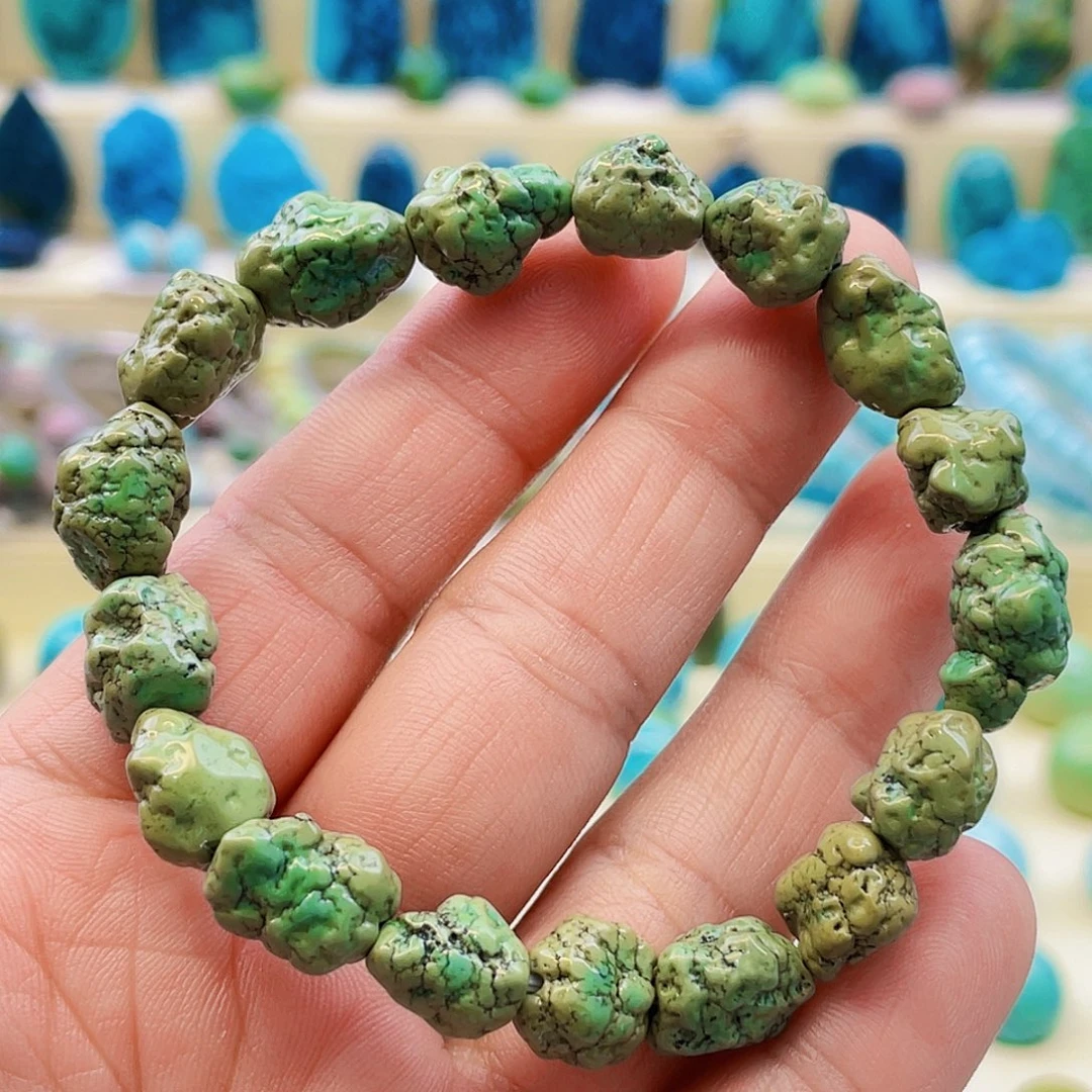 绿松石未镶嵌挂件