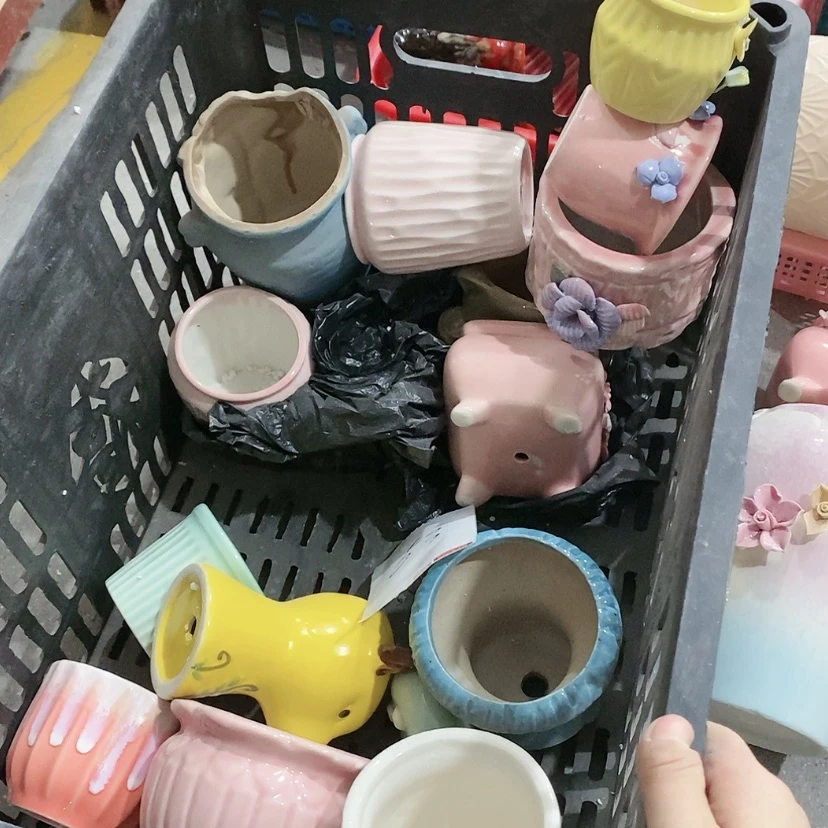 【闪购商品】红陶陶瓷花盆，多肉花盆