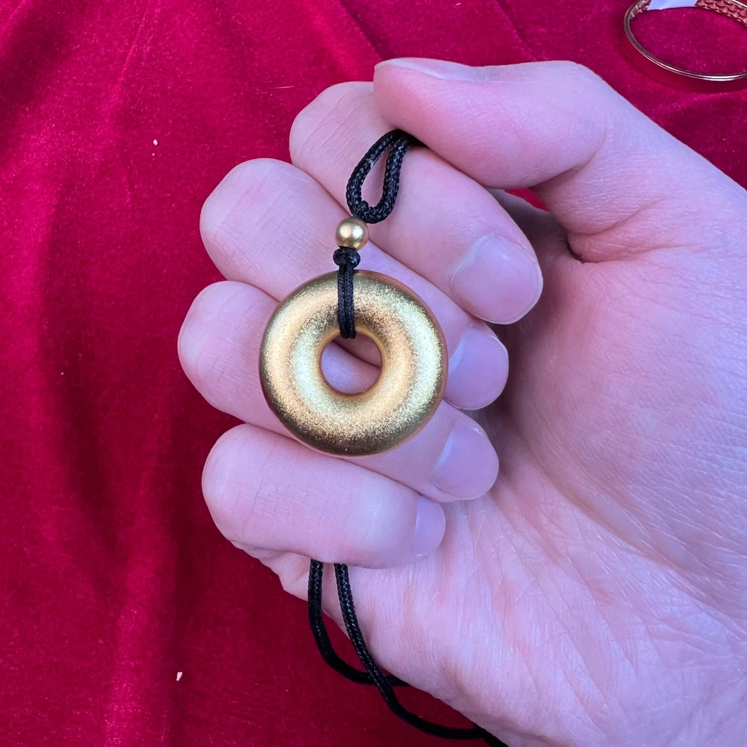 周少福15 吊坠 南非矿石l金 可DIY