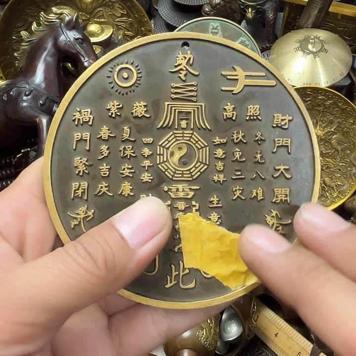 顺顺利利，铜器摆件