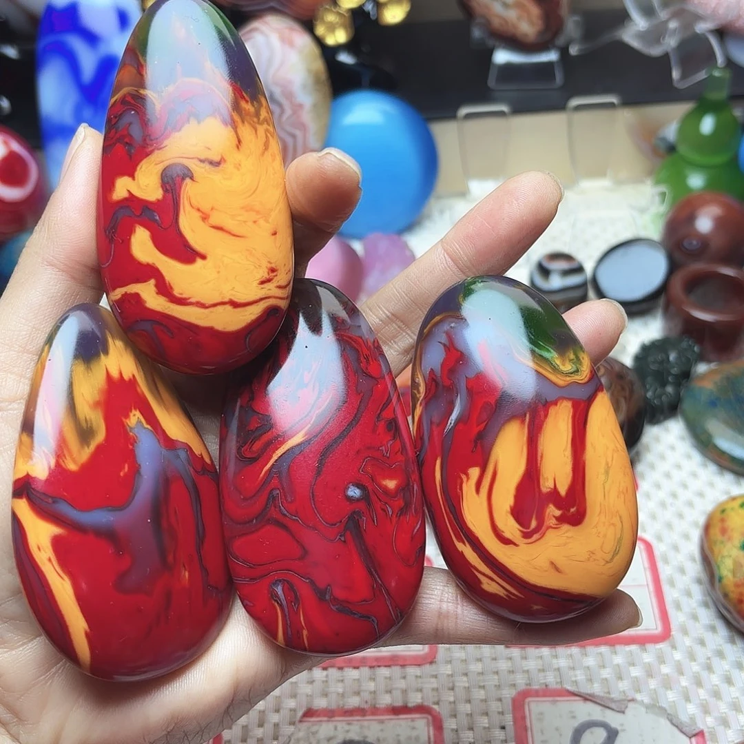 暖***盈玛瑙/玉髓未镶嵌珠宝半成品