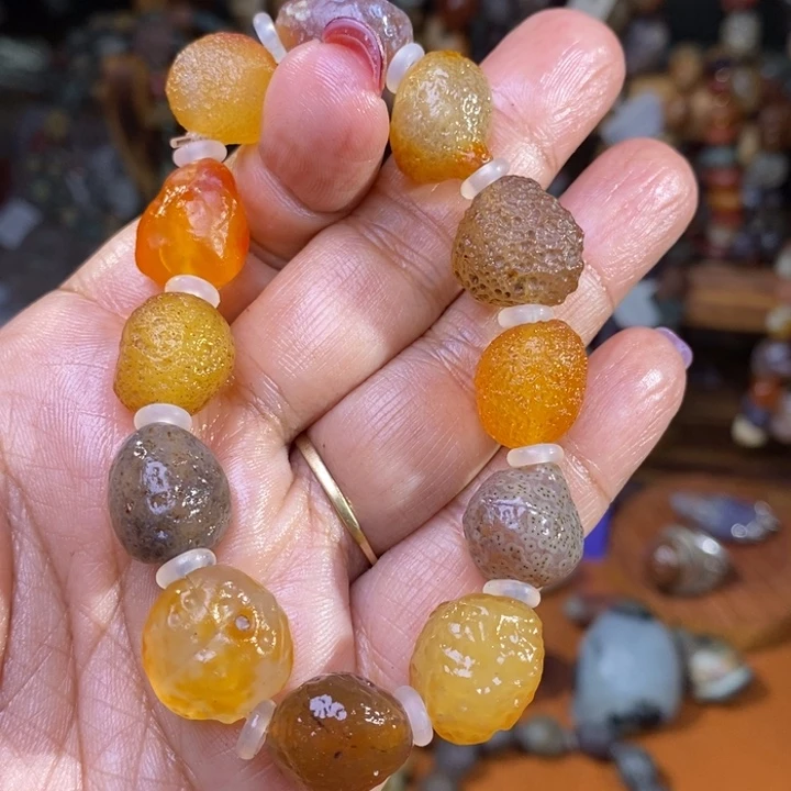 玛瑙/玉髓珠宝半成品未镶嵌S****?