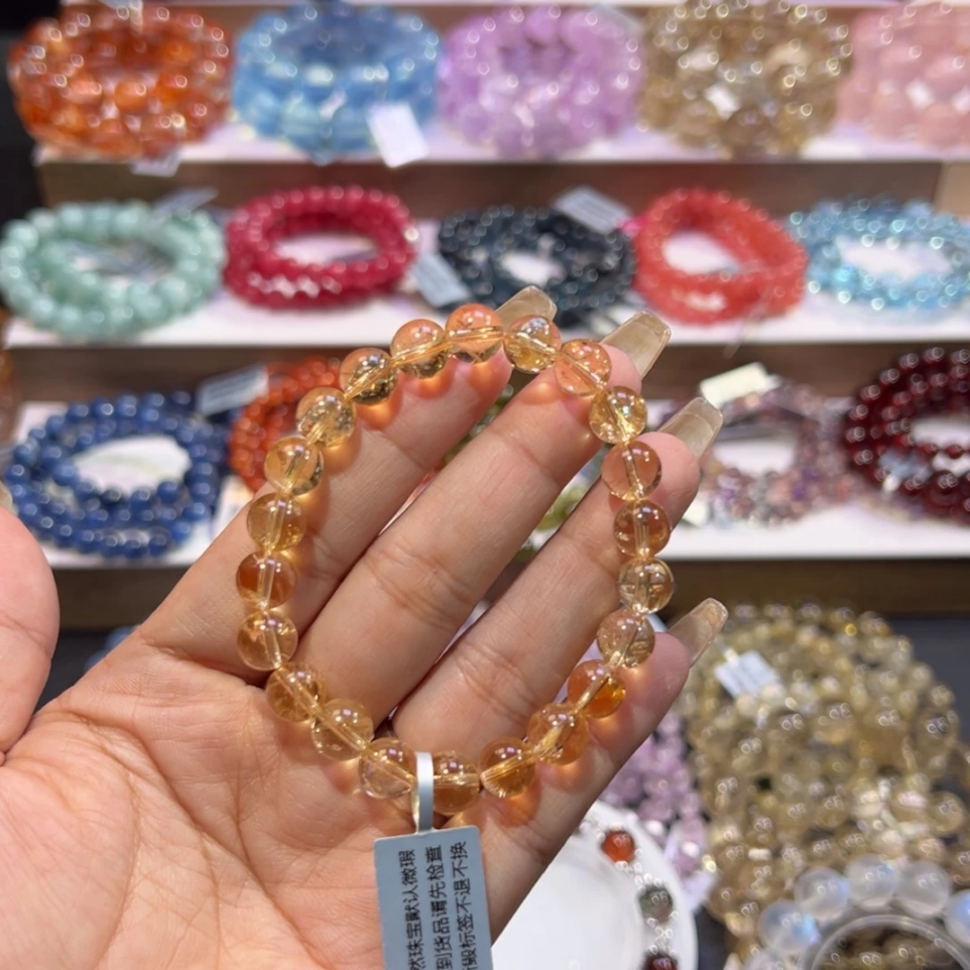 未镶嵌手串水晶宠粉黄阿塞8.6mm