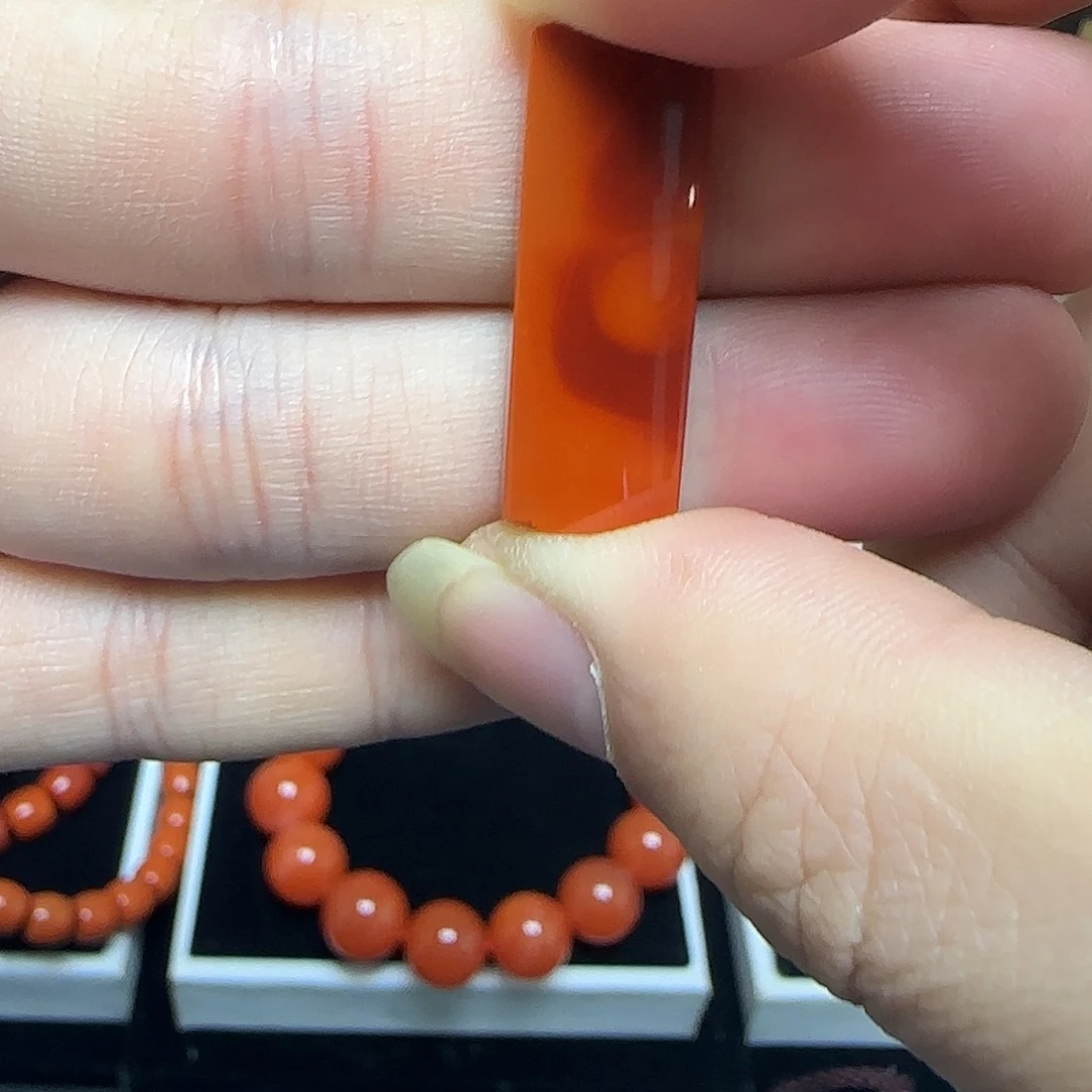 南红玛瑙未镶嵌吊坠(不含链)