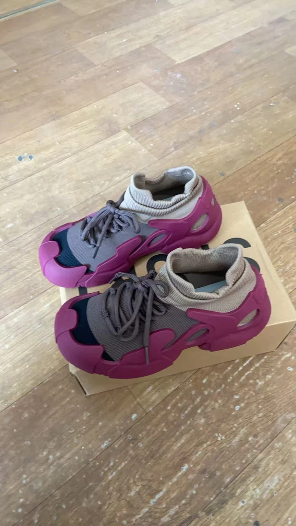 紫色高帮八爪鞋舒适