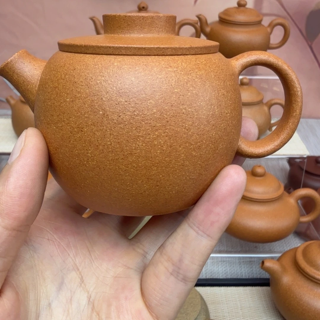 茶壶紫砂黄金段巨轮140cc