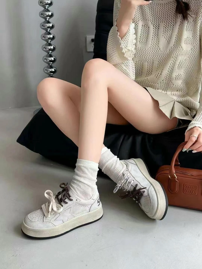 厚底ins时尚休闲鞋休闲鞋运动鞋百搭女鞋低帮透气