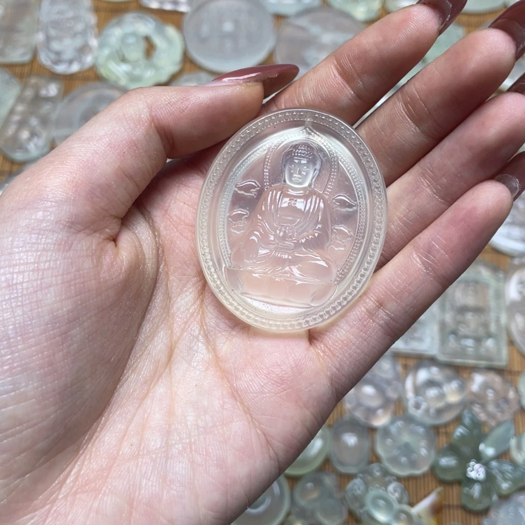 未镶嵌蛇纹石玉颈饰小*长