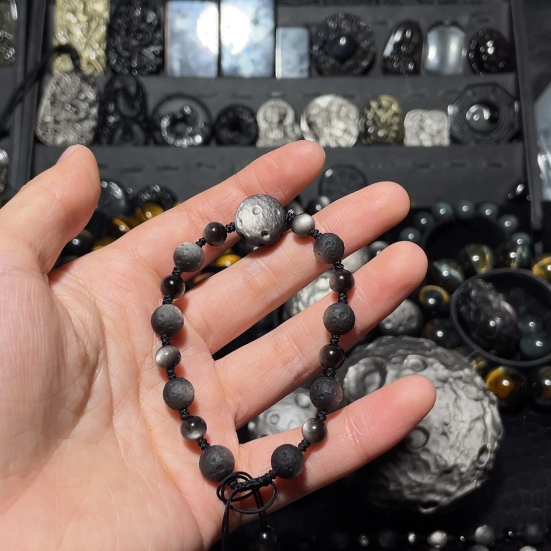 一***。黑曜岩未镶嵌珠宝奇石