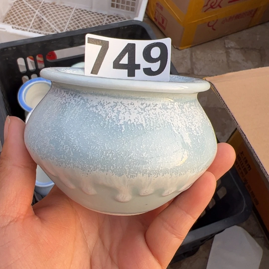 景德镇手工盆 内口6