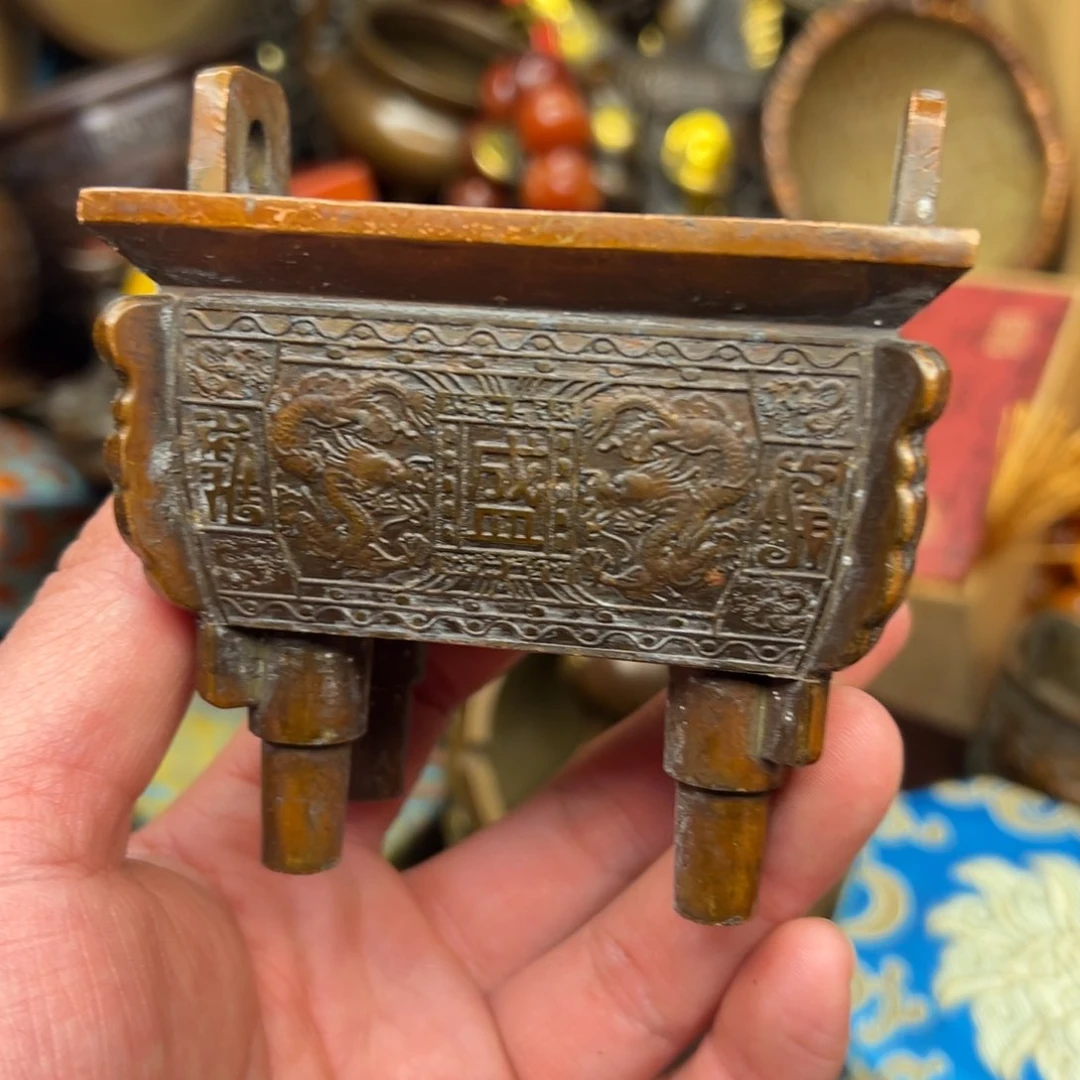 铜摆件欢迎欢迎你