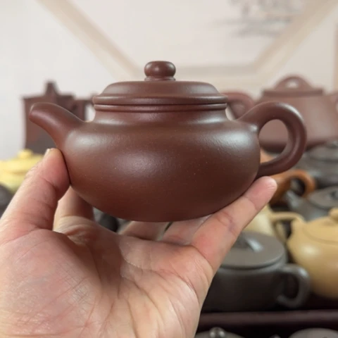 茶壶紫砂底槽清料220cc