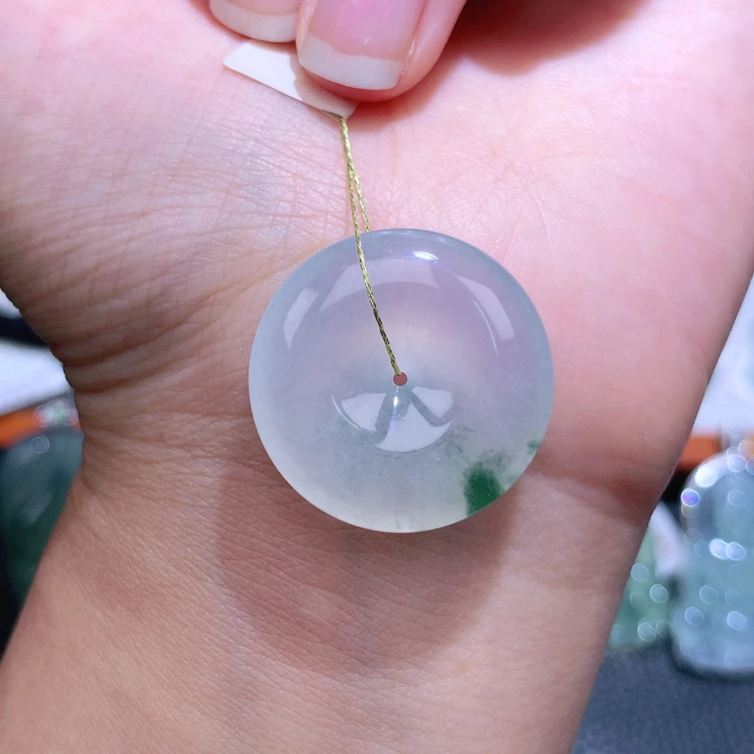 颈饰未镶嵌翡翠扣子