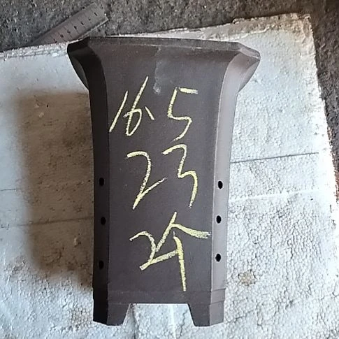 手工四方两个花盆微瑕