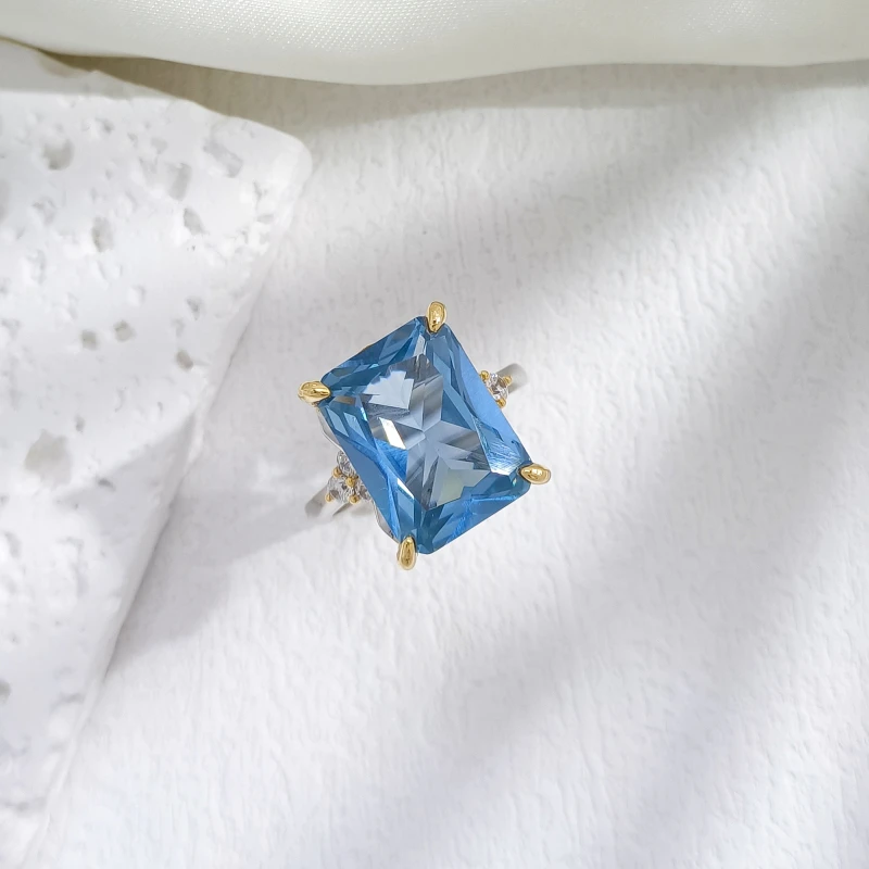 925银合成锆石戒指 W1YK-36187 戒指时尚简约轻奢气质精致