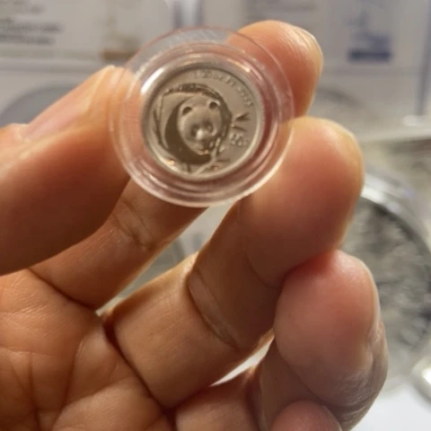 纯铂2003年铂金猫带证书无盒