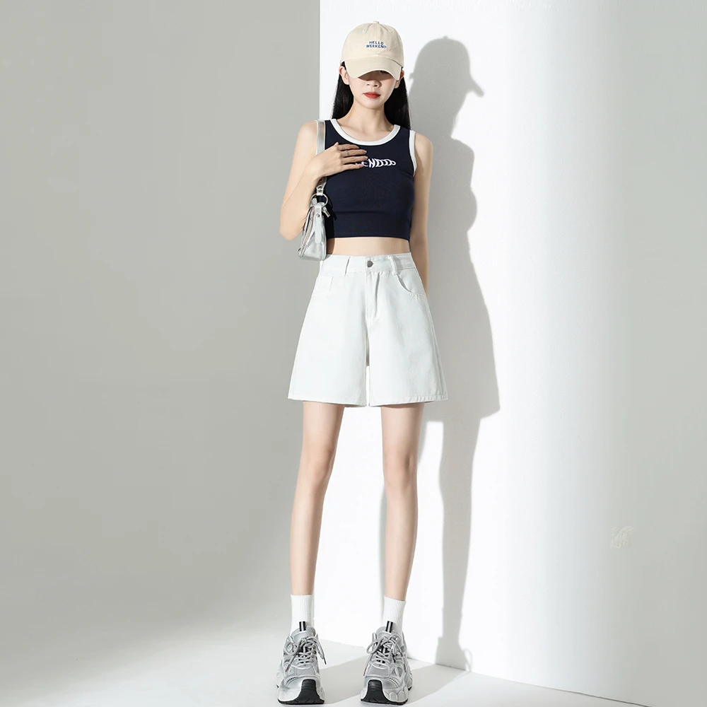 【现货】【运费险】牛仔短裤女2025夏款四分裤上新百搭显瘦大码短裤